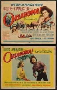 1w312 OKLAHOMA 8 20th Century-Fox LCs '56 Rodgers & Hammerstein musical, Shirley Jones, MacRae