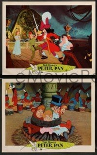 1w552 PETER PAN 6 LCs R69 Walt Disney animated cartoon fantasy classic, great images!