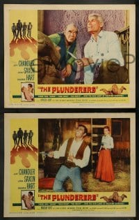 1w769 PLUNDERERS 3 LCs '60 Jeff Chandler, John Saxon, Dolores Hart in western action!
