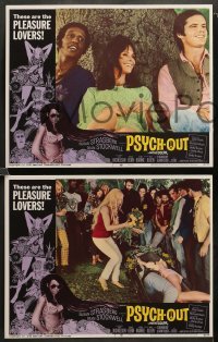 1w557 PSYCH-OUT 6 LCs '68 sexy pleasure lover Susan Strasberg, Jack Nicholson shown, drugs