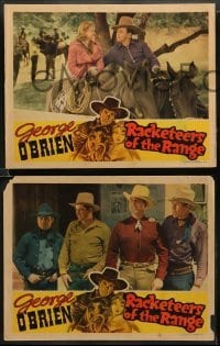 1w675 RACKETEERS OF THE RANGE 4 LCs '39 western cowboy George O'Brien and Reynolds!