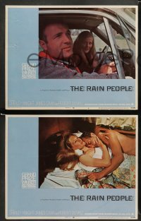 1w340 RAIN PEOPLE 8 LCs '69 Coppola, great images of Robert Duvall, Shirley Knight, James Caan!