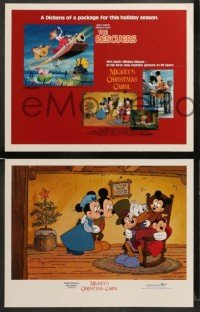 1w602 RESCUERS/MICKEY'S CHRISTMAS CAROL 5 LCs '83 Walt Disney package for the holiday season!