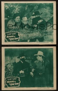 1w558 RIDERS OF THE LONE STAR 6 LCs '47 Starrett as The Durango Kid with Smiley Burnette!