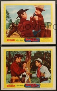 1w678 ROBBER'S ROOST 4 LCs '55 George Montgomery, from Zane Grey novel, savagery in the West!