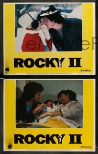 1w560 ROCKY II 6 LCs '79 Sylvester Stallone, Talia Shire, Burgess Meredith, boxing sequel!
