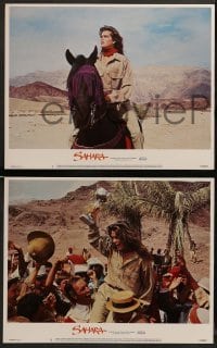 1w521 SAHARA 7 LCs '84 Lambert Wilson, Horst Buchholz, sexy Brooke Shields in the desert!