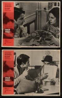 1w784 STOLEN KISSES 3 LCs '69 Francois Truffaut's Baisers Voles, Jean-Pierre Leaud, Seyrig!