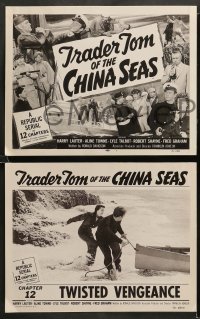 1w691 TRADER TOM OF THE CHINA SEAS 4 chapter 12 LCs '54 Republic serial, Twisted Vengeance!