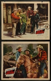 1w792 TRAIL OF ROBIN HOOD 3 LCs '50 Roy Rogers & his horse Trigger with pretty Penny Edwards!