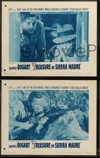 1w449 TREASURE OF THE SIERRA MADRE 8 LCs R56 Humphrey Bogart, Tim Holt & Walter Huston, classic