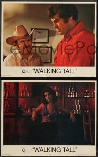 1w465 WALKING TALL 8 LCs '73 Joe Don Baker as Buford Pusser, classic!