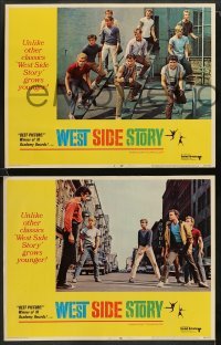 1w696 WEST SIDE STORY 4 LCs R68 Academy Award winning classic musical, Moreno, Tamblyn!