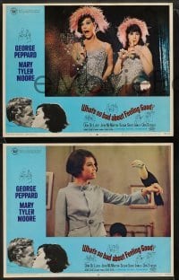 1w698 WHAT'S SO BAD ABOUT FEELING GOOD 4 LCs '68 George Peppard & Mary Tyler Moore!