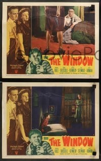 1w617 WINDOW 5 LCs '49 nobody but the killers believe Bobby Driscoll was the only witness to crime!