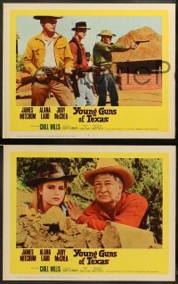 1w482 YOUNG GUNS OF TEXAS 8 LCs '63 teen cowboys James Mitchum, Alana Ladd & Jody McCrea!