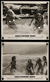 1x952 HOLLYWOOD HIGH 2 8x10 stills '76 summer vacation lasts all year long, it's fun to be young!