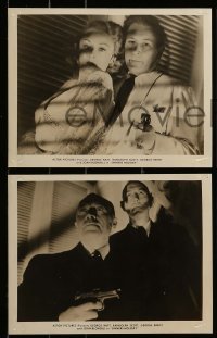 1x855 CHRISTMAS EVE 3 8x10 stills R50 George Raft with gun and sexiest Dolores Moran!