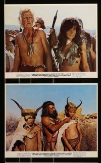 1x018 CREATURES THE WORLD FORGOT 9 color 8x10 stills '71 Hammer, sexy Julie Ege & cavemen!