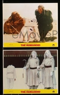 1x057 HUMANOID 8 8x10 mini LCs '79 Richard Kiel, Barbara Bach, wacky Italian Star Wars rip-off!