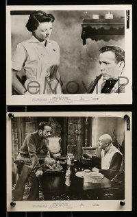 1x402 LEFT HAND OF GOD 10 8x10 stills '55 priest Humphrey Bogart, Gene Tierney!
