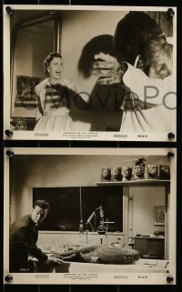 1x648 MONSTER ON THE CAMPUS 6 8x10 stills '58 Jack Arnold, the beast shown in two scenes!