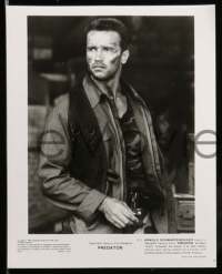 1x746 PREDATOR 5 8x10 stills '87 Arnold Schwarzenegger, Carl Weathers, w/ cool cast portrait!