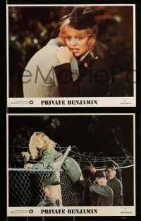 1x100 PRIVATE BENJAMIN 7 8x10 mini LCs '81 Eileen Brennan, Robert Webber, Goldie Hawn in the army!