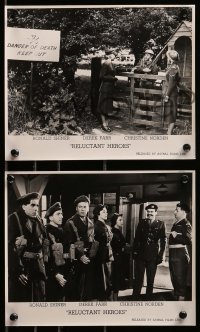 1x661 RELUCTANT HEROES 6 Canadian 8x10 stills '51 Ronald Shiner, Derek Farr, wacky military images!