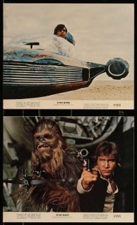 1x155 STAR WARS 4 8x10 mini LCs '77 George Lucas classic epic, Luke, Leia, Han, Darth Vader!
