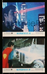1x086 SUPERMAN II 8 8x10 mini LCs '81 Christopher Reeve as the Man of Steel, Margot Kidder!