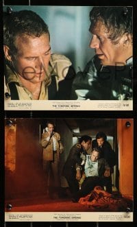 1x105 TOWERING INFERNO 7 color 8x10 stills '74 Steve McQueen, Paul Newman, Fred Astaire, top cast!