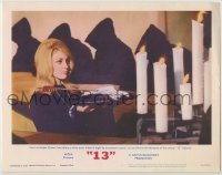 1y227 EYE OF THE DEVIL LC #3 '66 Sharon Tate offers white dove killed by arrow for sacrifice, 13!