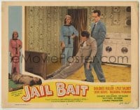 1y100 JAIL BAIT LC #6 '54 Ed Wood cult classic, Dolores Fuller w/gun watches Talbot drag dead guy!