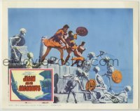 1y199 JASON & THE ARGONAUTS LC '63 special fx by Ray Harryhausen, best image of skeleton battle!