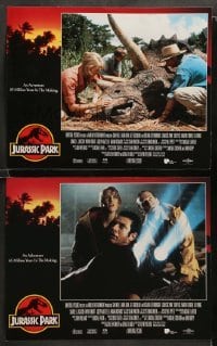 1y253 JURASSIC PARK 2 LCs '93 Steven Spielberg, Sam Neill, Laura Dern, Jeff Goldblum, dinosaurs!