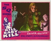 1y229 KILL BABY KILL LC #6 '67 Mario Bava's Operazione Paura, creepy little girl killer w/ dolls!