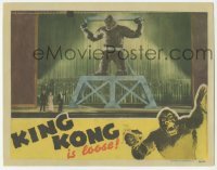 1y004 KING KONG LC R42 best image of giant ape chained on stage in front of huge crowd!