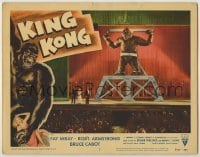 1y007 KING KONG LC #3 R56 best image of the ape chained on stage by Fay Wray, Armstrong & Cabot!