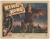 1y005 KING KONG LC #4 R56 classic image of giant ape holding Fay Wray over New York Skyline!