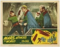 1y031 MARS ATTACKS THE WORLD LC #7 R50 Buster Crabbe as Flash Gordon with his crew opening door!