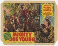 1y064 MIGHTY JOE YOUNG LC #7 '49 first Ray Harryhausen, great image of jungle natives in ritual!