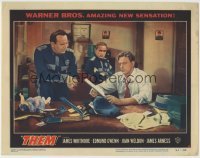 1y101 THEM LC #3 '54 policemen James Arness & James Whitmore in office with doll on desk!