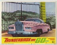 1y228 THUNDERBIRDS ARE GO LC #5 '67 cool image of the pink Rolls-Royce with FAB 1 license plate!