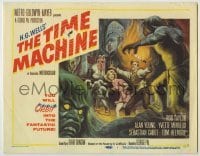 1y188 TIME MACHINE TC '60 H.G. Wells, Rod Taylor, Yvette Mimieux, cool Reynold Brown sci-fi art!