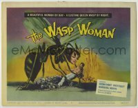 1y171 WASP WOMAN TC '59 most classic art of Roger Corman's lusting human-headed insect queen!