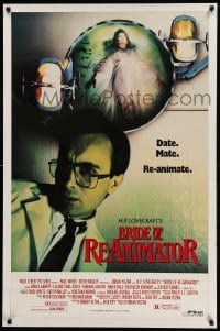 1z289 BRIDE OF RE-ANIMATOR 1sh '90 H.P. Lovecraft horror, Jeffret Combs, date, mate, re-animate!