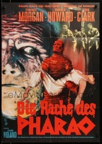 1z354 CURSE OF THE MUMMY'S TOMB German '64 wonderful different art of monster carrying girl!