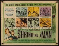 1z018 INCREDIBLE SHRINKING MAN style A 1/2sh '57 Jack Arnold, wonderful sci-fi art, ultra rare!