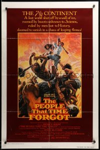 1z467 PEOPLE THAT TIME FORGOT 1sh '77 Edgar Rice Burroughs, a lost continent shut off by ice!